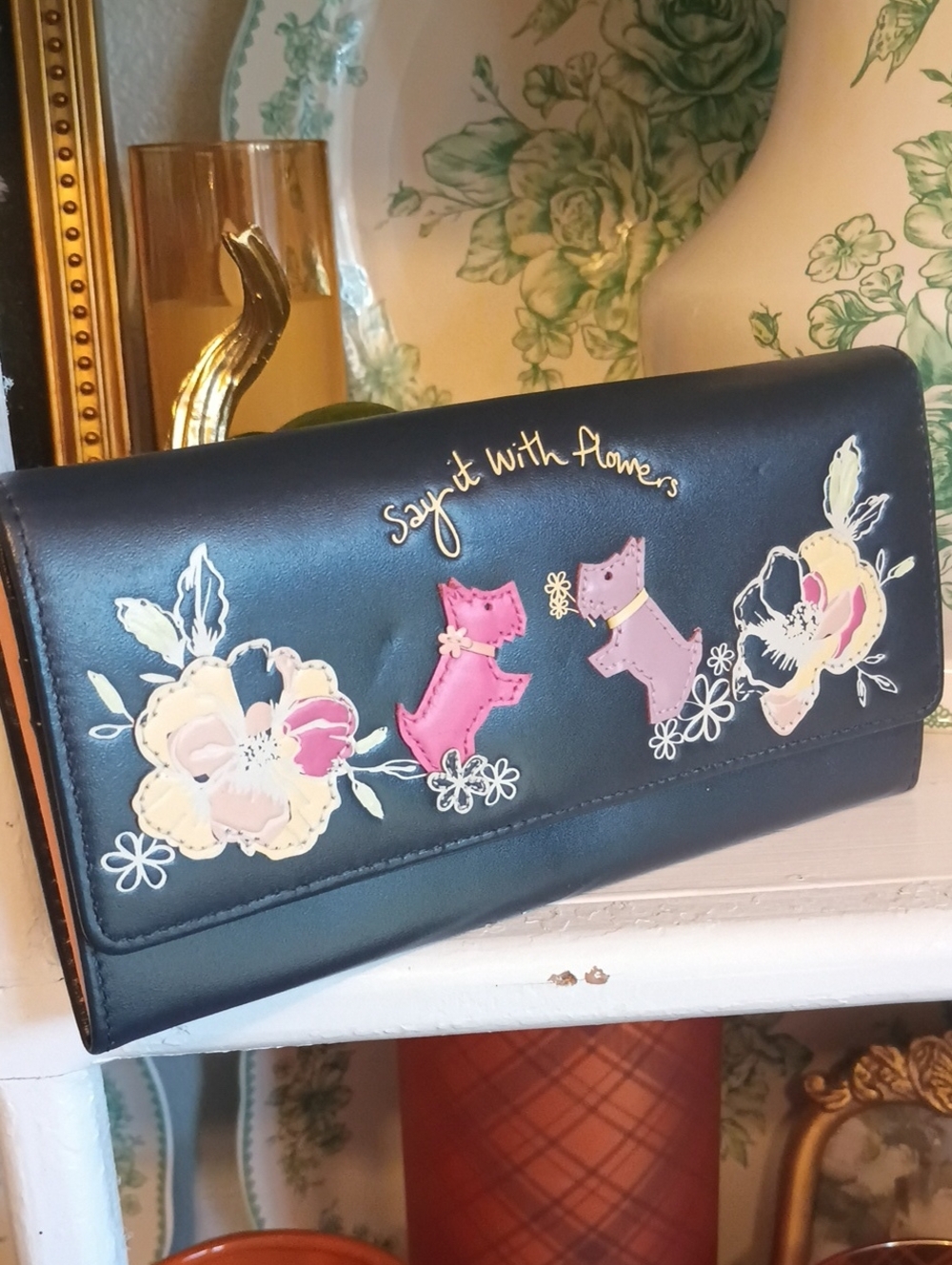 Radley London dogs floral wallet